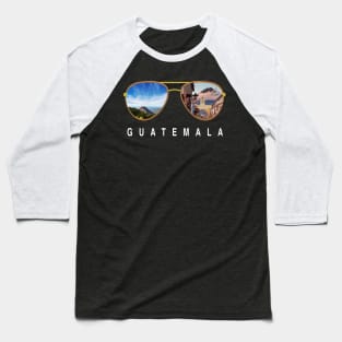 Guatemala Sunglasses Baseball T-Shirt